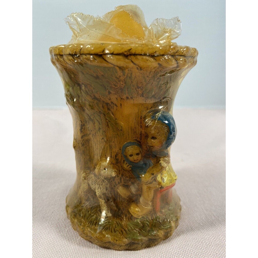 Alpine Originals hand-painted candle